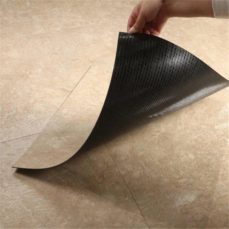 

BEIBEHANG Self-adhesive flooring, grained PVC flooring, plastic flooring, household sheet, wear-resistant, thick 45.72cmx45.72cm