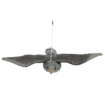 

Realistic Flying Bird Hawk Pigeon Decoy Pest Control Garden Scarer Scarecrow Ornament
