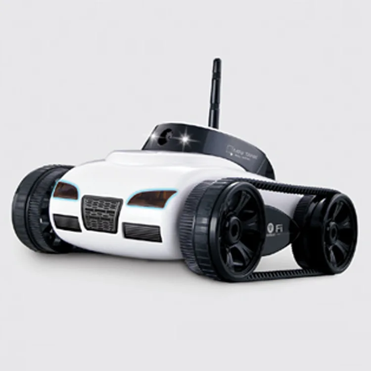 

Hotty Toy 777-270 WiFi Mini RC Camera Tank Car ISpy with Video 0.3MP Camera Remote Control Robot Car By Iphone Android App