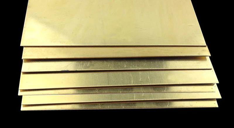 H62 Brass Sheet Thickness 0.8-4mm Brass Plate 1PC Auart Yilei-Sheet CNC Frame Model Mould DIY Contruction Brass Pad Width : T2.5x100x200mm Anti-Corrosion