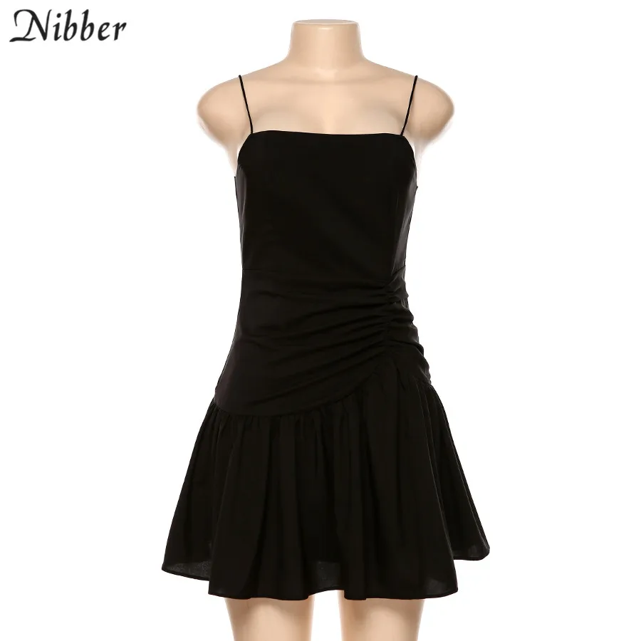 NIBBER/осеннее сексуальное облегающее плиссированное платье на шнуровке, женское белое черное платье с открытыми плечами и оборками, женские вечерние платья