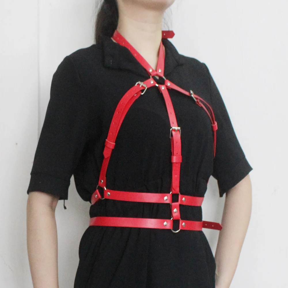 

Ремень женский, кожаный, с металлической пряжкой, в готическом стиле