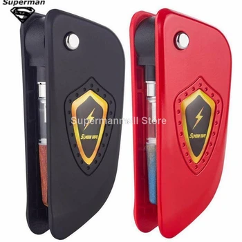 

DF-Box key chain 650mah battery Adjustable Voltages Preheating Mini box mod VV Vape battery For 510 Thread CBD thick oil tank