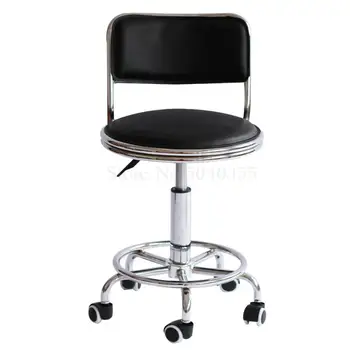 

650 Bar Chair Beauty Round Stool Experiment Bench Bar Chair Back Chair High Foot Stool Rotary Bar stool Lift Chair