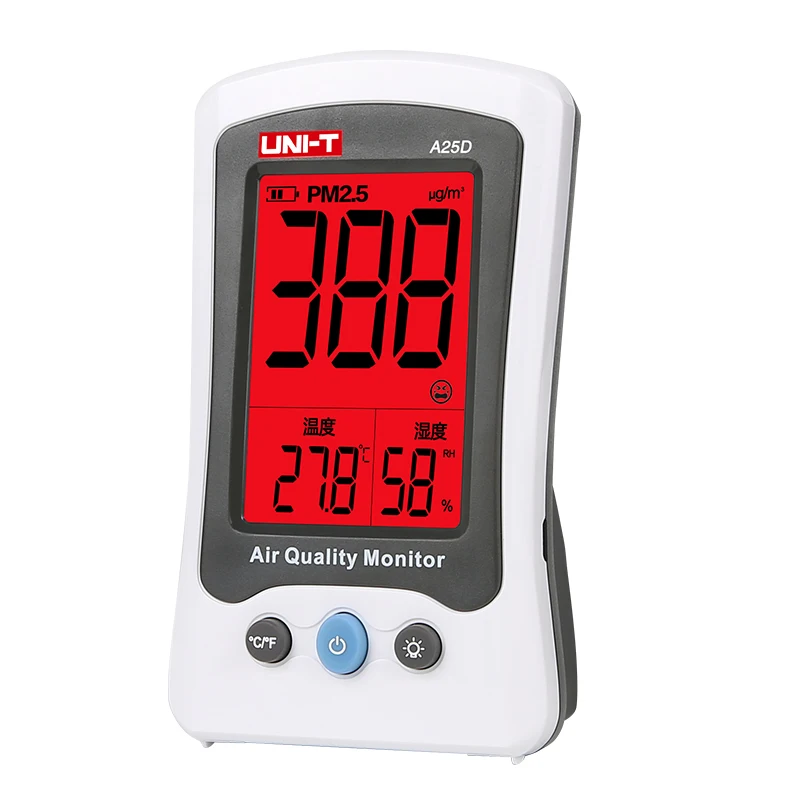 UNI T A25D монитор качества воздуха формальдегид PM2.5 измерительные приборы детектор