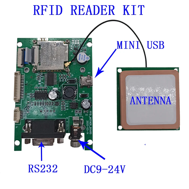 fonkan-high-performance-uhf-rfid-reader-pr9200-module-865-868mhz-902-928mhz-with-on-antenna-port