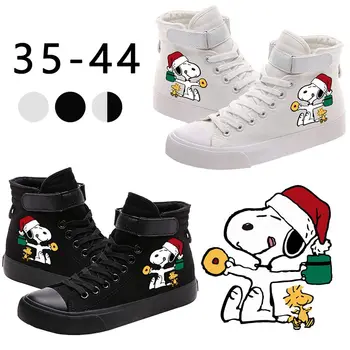 

Merry Christmas Cute Dog VelcroLace Hightop Men/Women Sneakers Canvas Shoes Women Sport Shoes