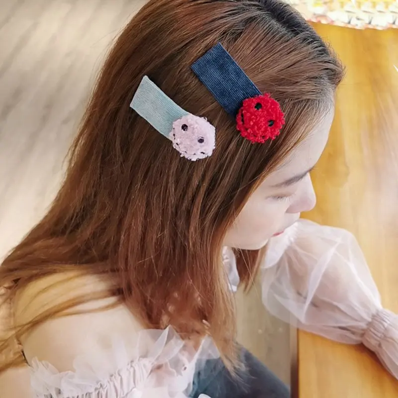 BB Clip Ins/милые детские заколки для волос на осень и зиму, заколки для волос, 5 шт./упак