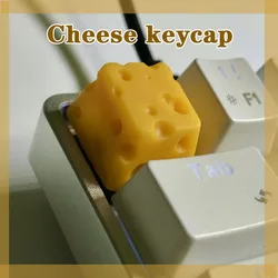 Capuchons de touches en résine fromage pour clavier mécanique, personnalisé à la main, Oem Cherry R4, cadeau pour garçons et filles, 1 pièce 