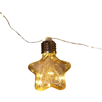 

3m 10 Star Glass Bottle Christmas Decoration Led Lights String Party Light Star String Light
