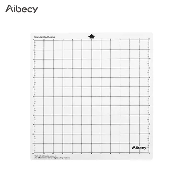 

Aibecy Cutting Pad Adhesive Mat DIY Tool Cutting Mat 12 Inch Measuring Grid Repalcement Translucent PP Material Cutting Board