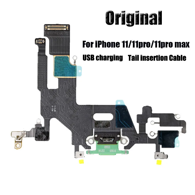 Оригинальная Замена для iPhone 11/11pro/11pro Макс USB зарядки хвост вставки Кабель микрофонный кабель