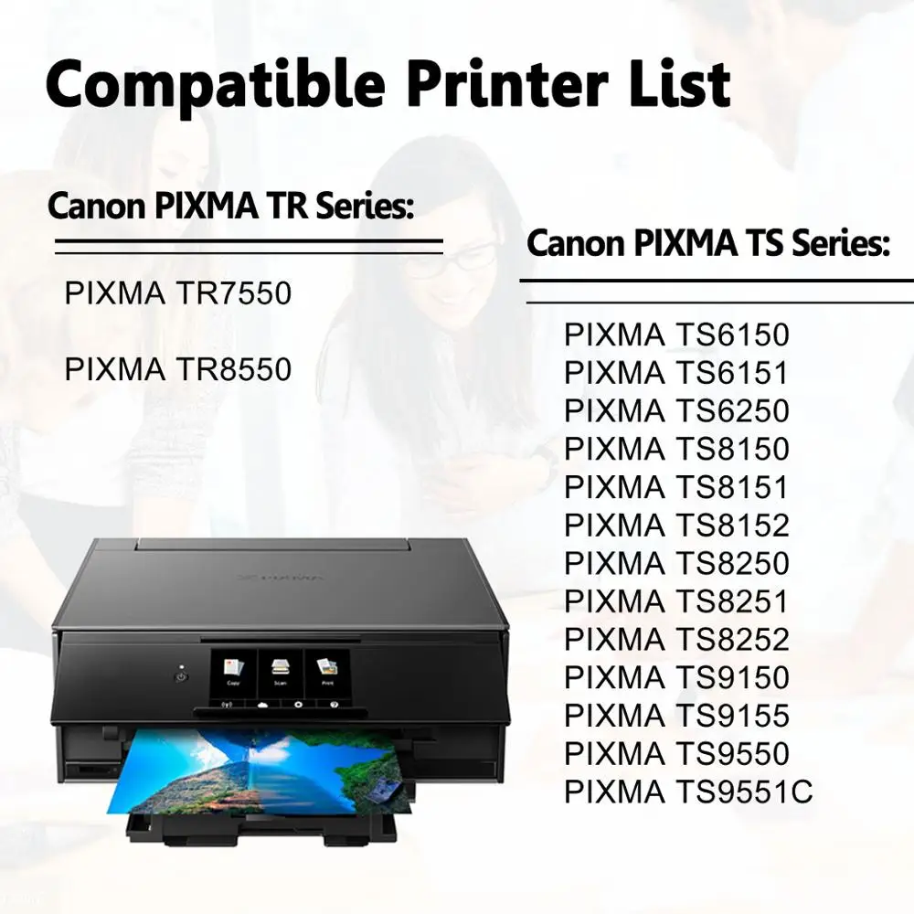 Printer Supplies Ink Cartridge Inkjet Ink Cartridge Compatible for CANON PGI-580 CLI-581 PGI580XXL CLI580XXL Ink Cartridge Pixma TS6150 TS6151 TR7550 TR8550 TS8150 TS8151 TS8152