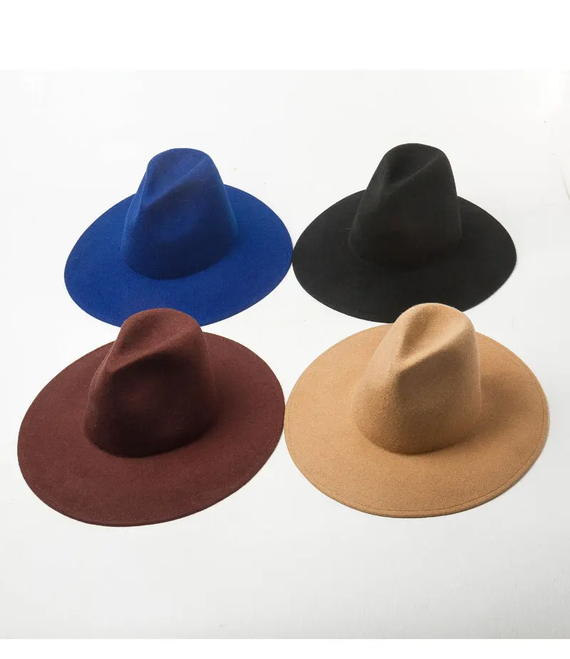 High Top Fashion Designer Wool Hat For 