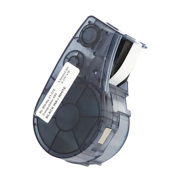 

for M21-375-499 9.5mm Width Label Tape Nylon Black On White Compatible for BMP21 Plus ID Pal and LABPAL Label Printers