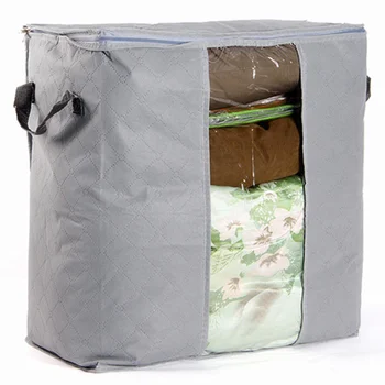 

Non-Woven Fabrics Portable Foldable Storage Bag Compact Household Case Box for Clothing Quilt Bedding