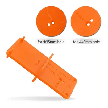 

35mm 40mm Hinge Hole Drilling Guide Locator Hole Opener template Door Cabinets DIY Tool For Woodworking tool Woodworking Helper