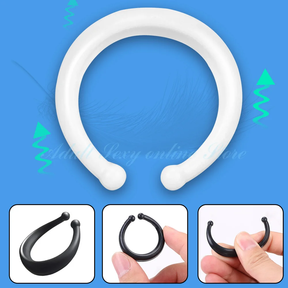 Foreskin Corrector Cock Ring Penis Stretcher Resistance Ring Sex Toys 2PCS/Set male sex toys for Men