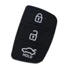 KEYYOU-almohadilla para botones de llaves de silicona suave, carcasa de la llave a distancia del coche para Hyundai HB20 SANTA FE IX35 IX45, 3 y 4 botones ► Foto 3/6