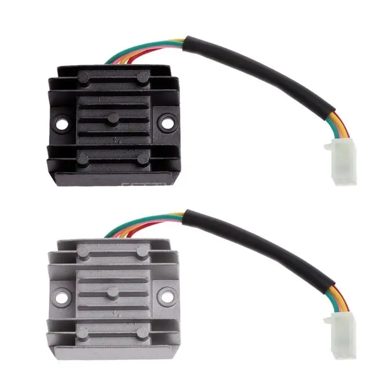 4 Wires Voltage Regulator Rectifier Motorcycle Boat Motor Mercury ATV GY6 50 150cc Scooter Moped
