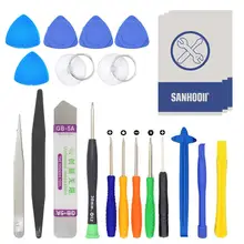 

SANHOOII Mobile Phone Repair Hand Tools Kit Spudger Pry Opening Tool Screwdriver Set for Apple Watch iPhone iPad Samsung ZM56