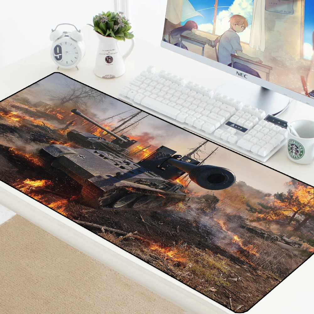 World of Tanks коврик для мыши большой Противоскользящий геймерский игровой коврик для мыши Keyborad коврик для мыши для ноутбука водонепроницаемый коврик для мыши защита стола