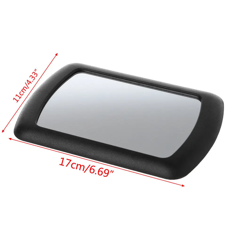 

4.33*6.69 Inch Car Sun Visor Mirror Makeup Sun-shading Cosmetic Mirror Black NEW