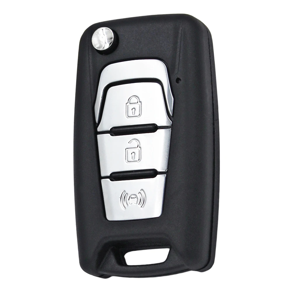 3 Button Flip Remote Key Shell For Ssangyong Korando New Actyon C200 Switchblade Folding Car Key Key Case Car Key Shell Car Remote Key Car Key Key Shell