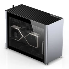 Boîtier i100 Pro en aluminium pour refroidissement à eau, châssis ITX 360 avec câble adaptateur de carte graphique