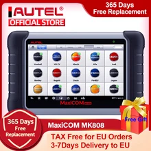Autel MaxiCOM MK808 OBD2 Scanner Automotivo Car Diagnostic Tool OBD 2 EScanner TPMS Code Reader OBDII Key Coding