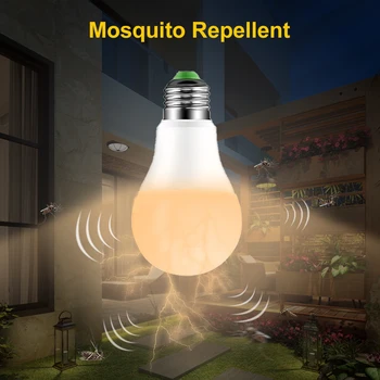 

AC85-265V LED Mosquito Repellent Lamp 10W Mosquito Killer Light Bulb Outdoor E27 Lights for Living room Bedroom