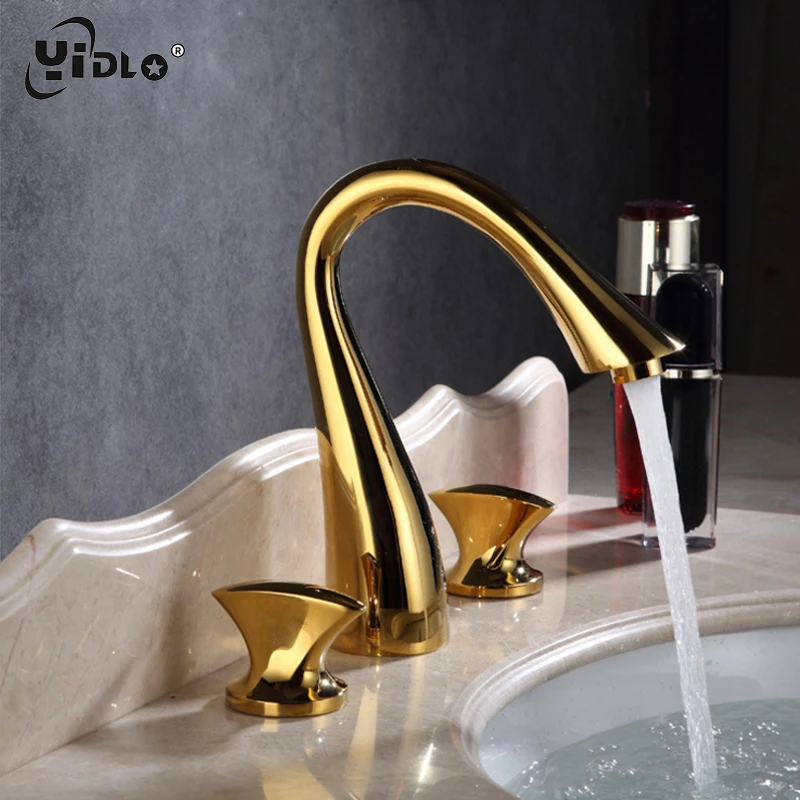 Необычная чаша раковина кран горячей и холодной воды крепление 3 шт. Ванная