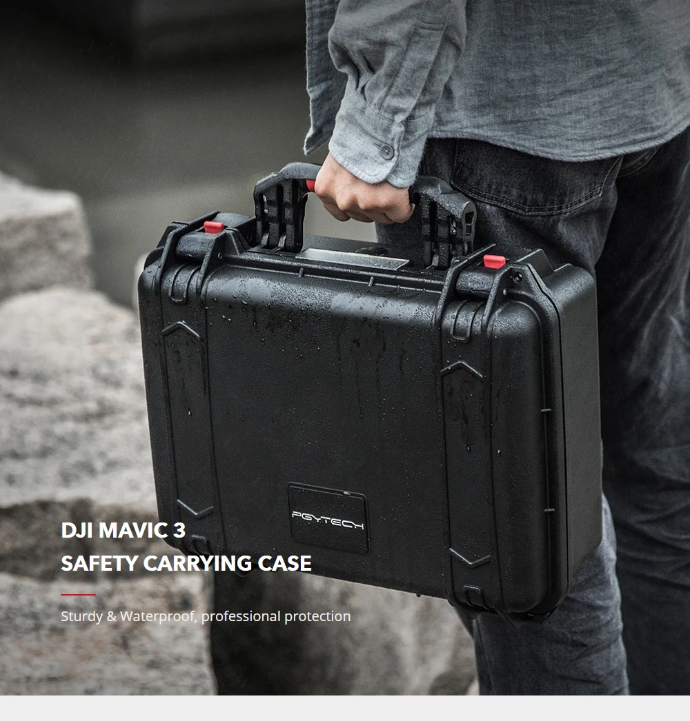 DJI Mavic 3 Hardshell Handheld Storage Waterproof Protective Box Carrying Case Handbag Case for DJI Mavic 3 Accessories waterproof camera bag