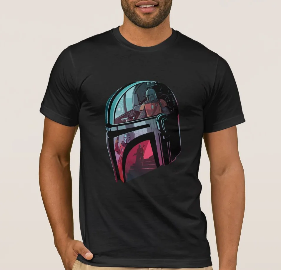 The Hit TV Show Helmet Reflections Collage Men's T Shirt | Мужская одежда