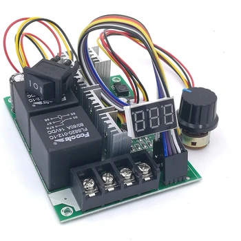 

PWM Speed Controller DC Motor Digital Display Adjustable Drive Module 12V 24V