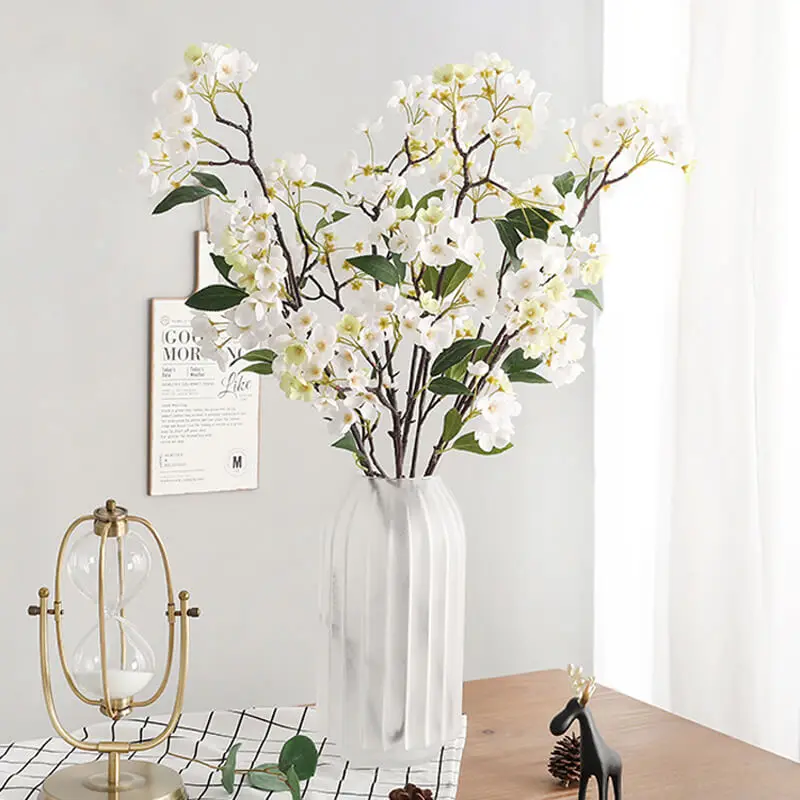 100 см длинный стебель яблони Искусственные цветы ветви домашнего стола украшения сада поддельные цветы декоративные