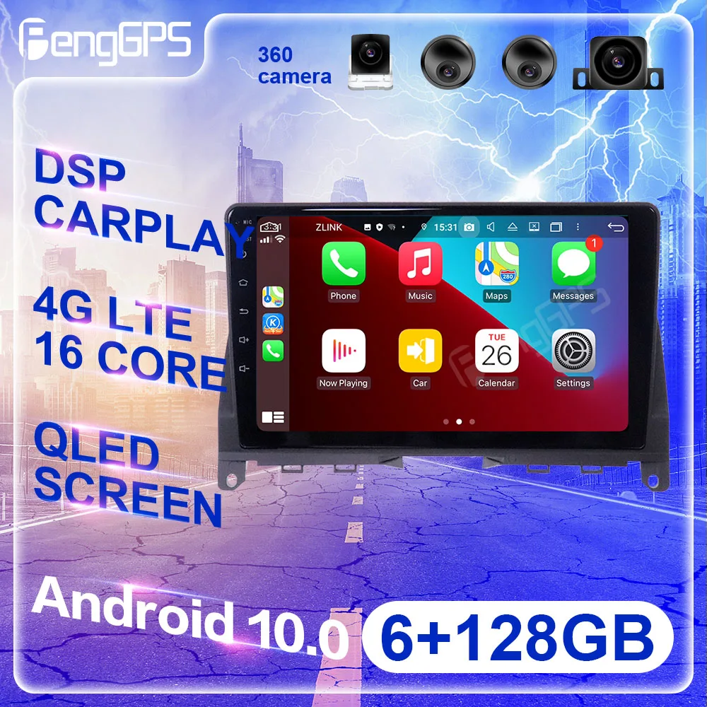 

Android 11 For Mercedes Benz C Class 3 W204 S204 2006-2012 Car Auto Radio Multimedia Player Navigation GPS No 2din DVD Head Unit