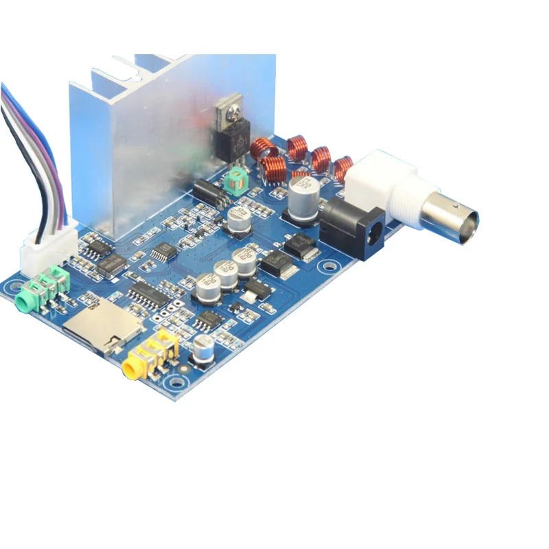 Diy kits 5W-7w FM Transmitter Radio Station PLL Stereo Digital frequency KITS + lcd Digital Display SMD soldered already