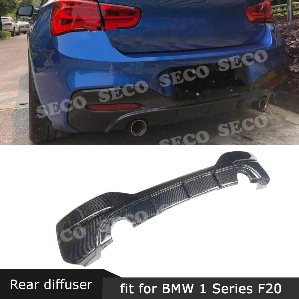 Для BMW 1 Series F20 M135i M Sport 2016 2018 диффузор губа на задний бампер углеродное волокно/FRP