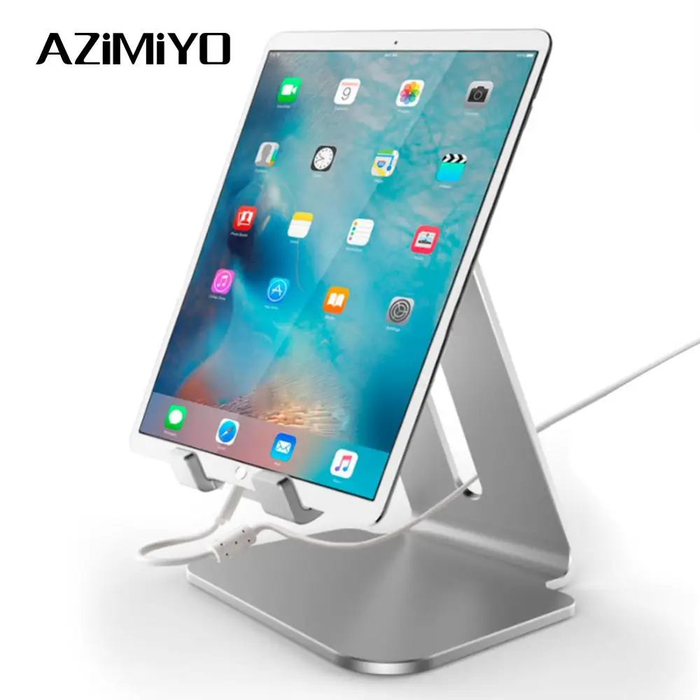 AZiMiYO держатель для ipad Портативная Алюминиевая Подставка для планшета samsung Galaxy Tab Pro S ipad Air Surface Pro 4 киоск POS стенд