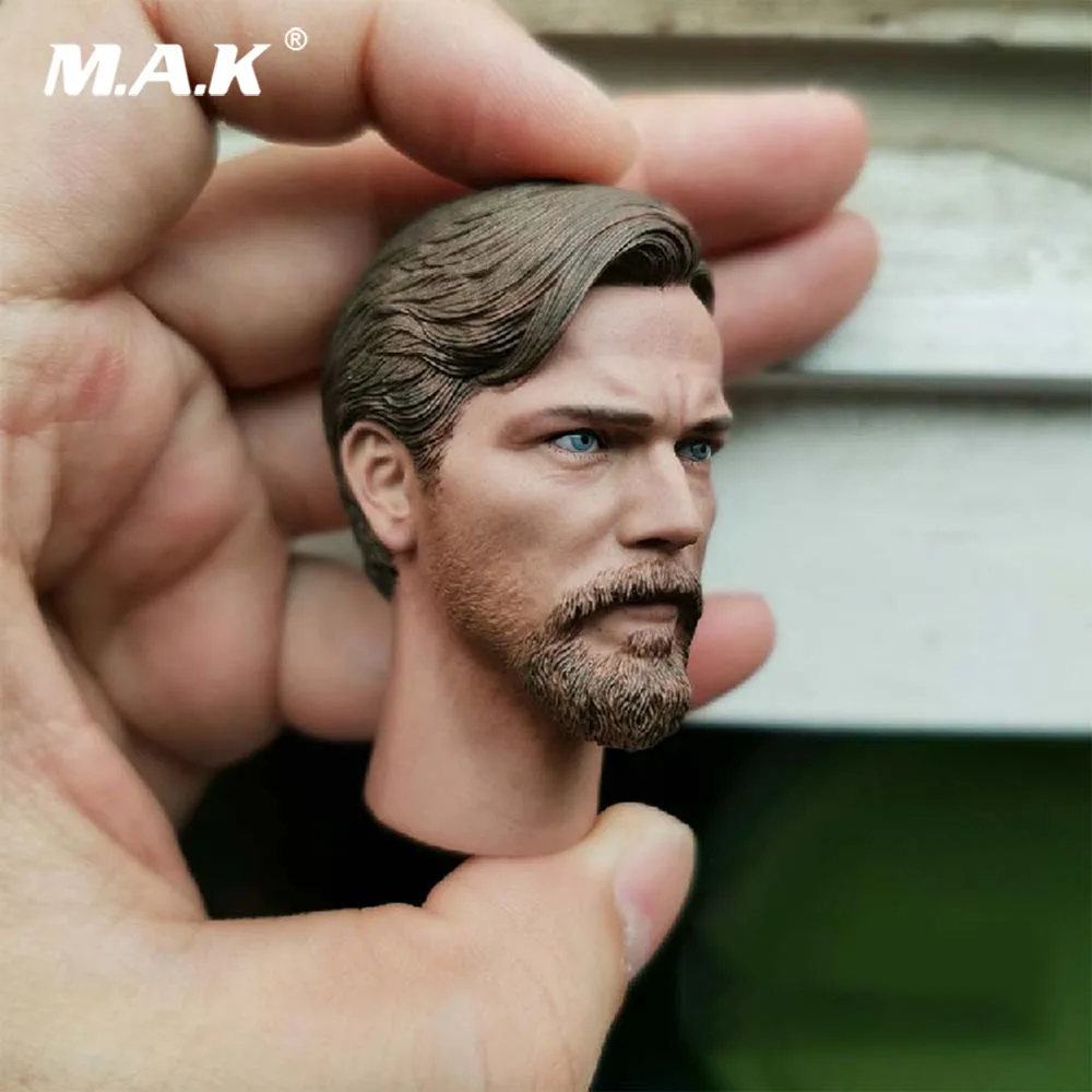 

Collectible 1/6 Scale Star Wars Obi- Wan Kenobi Head Sculpt Carved Model for 12'' Male Figure Doll Body Accessory