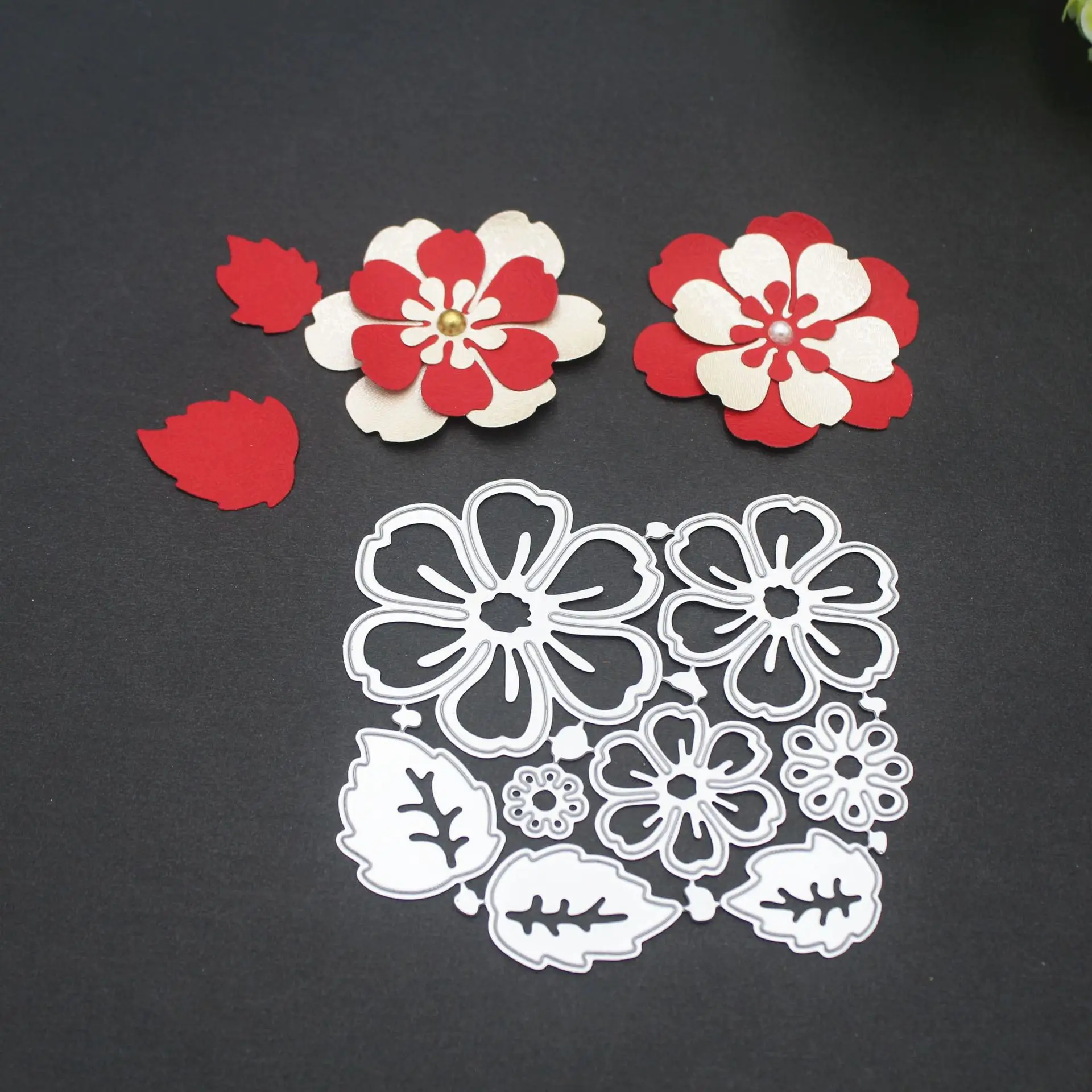 

Petal Flowers Metal Cutting Dies for Scrapbooking 2019 Craft DIY Album Embossing Folder Stencils Maker Photo Template Decor