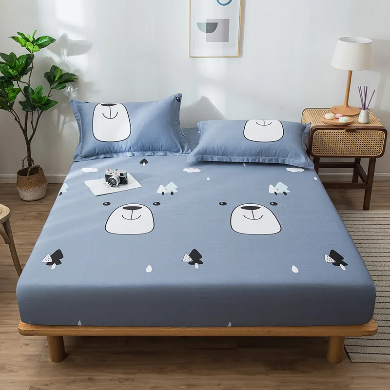 Новый дизайн мультяшный синий динозавр простыня с рисунком чистый хлопок