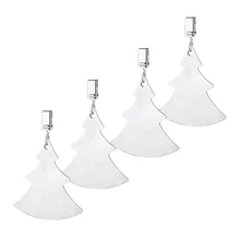 4X взвешенный ветрозащитный зажим для скатерти из нержавеющей стали, чтобы избежать ветра