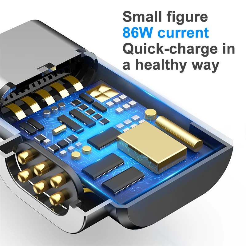 Кабель usb type-C для магнитного адаптера type-C для Macbook samsung S10 S9 S8+ OnePlus 5 5T 6 быстрая зарядка Магнитный USB-C разъем