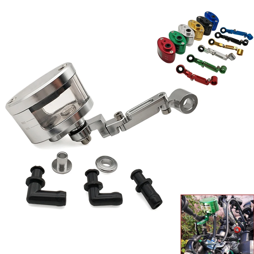 Для Ducati cbf 1000 600 600f cbr 600 f 650f 900 rr аксессуары для мотоциклов Тормозная жидкость масляный резервуар для резервуара+ кронштейн