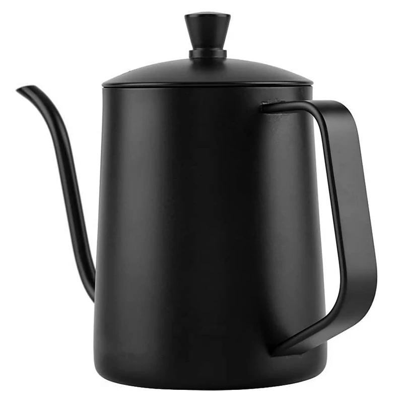 Leeseph 600ml Gooseneck Coffee Kettle Pour Over Drip Pot Long Narrow Spout Stainless Steel Water Dripper Kettle for Tea & Coffee