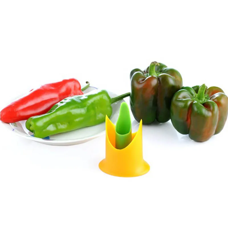 RETYLY 2pcs Kitchen Accessories Pepper Tomato Corers Fruit Vegetable Core Remover Kitchen Tools 