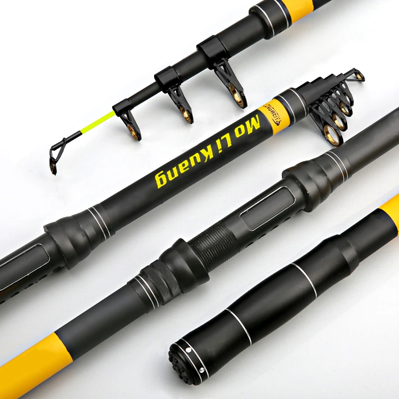 

JOSBY FRP Portable Telescopic Fishing Rod High Performance Sea Fishing Pole pesca Rod 2.1M 2.4M 2.7M 3.0M 3.6M