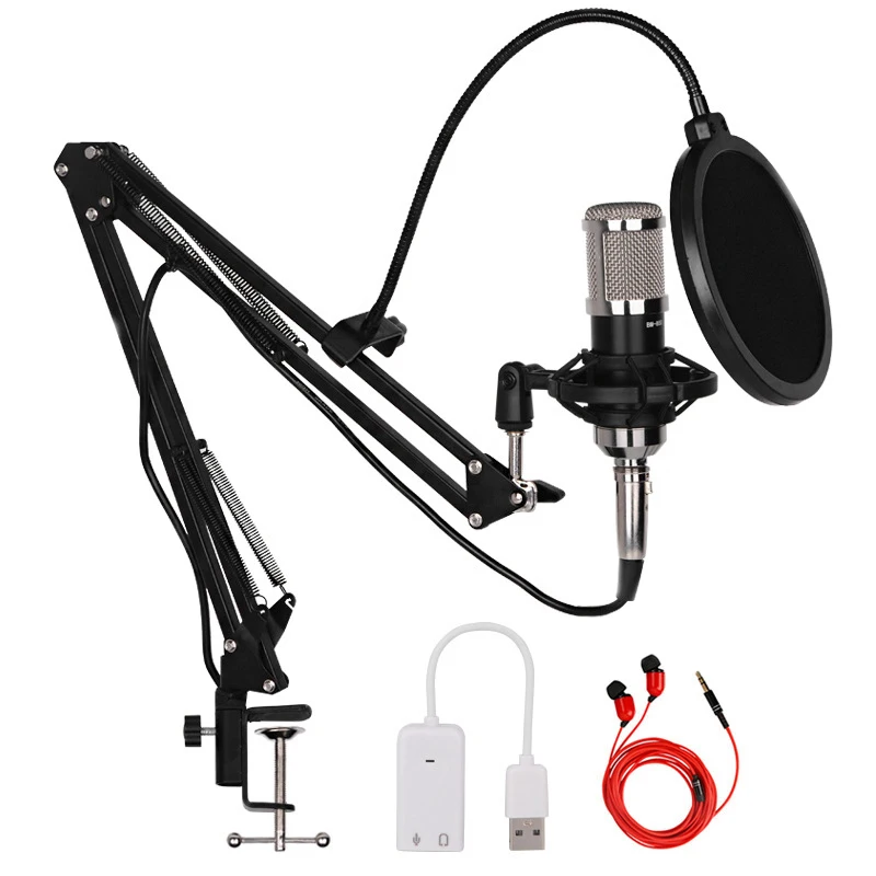 BM800 Microphone 360° Universal Desktop Bedside